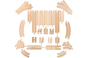 Bigjigs Rail Lot d’Extensions de Rails au Sol