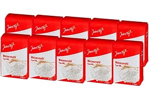 ZAMA4ZINGO Jeden Tag Weizenmehl Type 405 10x1kg | Vielseitig für Backen & Kochen | Ideal für Brot, Kuchen & Gebäck für Haushalt und Gastro im praktischen Vorratspack