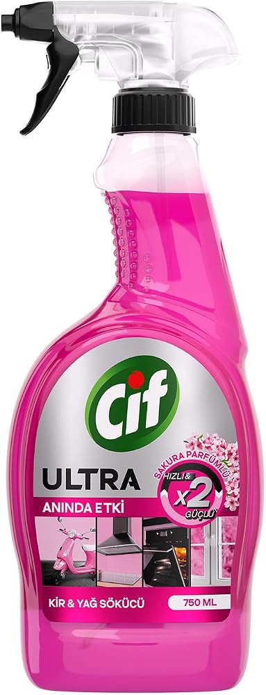 Cif Ultra Sprey Sakura Parfümlü 750 ml