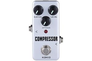 Tongping Kokko Effektpedal für E-Gitarre, True Bypass-Vollmetallgehäuse (Kompressor)