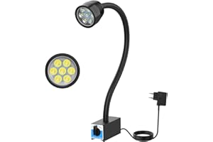 YOUTEMEI Magnetic Work Light, 14W Magnetic IP65 Waterproof Lathe Light 1400 Lumens for Lathe Milling, Drill Press [Energy Class A+++]