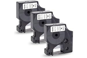 Pristar Nastro per etichette Compatibile con Dymo D1 40913 S0720680 Nero su Bianco 9 mm x 7 m per Dymo LabelManager 160 PNP 210D 360D 280 420P 500TS 640CB Labelpoint 250 150 100 200 LM160 LM280