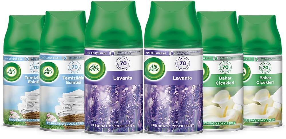 Air Wick Oda Kokusu Freshmatik Makine Yedek Spreyi (6 x 250 ml)