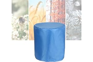 ATYUJKB Housse Salon de Jardin Exterieur Impermeable 60x60cm, 420D Housse de Table Ronde, Housse de Protection Table, Robuste Oxford Tissu pour Ronde Table Chaise Meubles