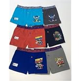 Tutku &Ccedil;ocuk Erkek 6'lı &Ccedil;izgi Roman Baskılı Boxer (13-14 Yaş)