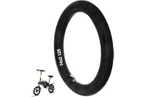M365Lyon - Chambre à air 14x2.125 14 Pouces Valve coudée pour Draisienne, Vélo Pliable, Poussette, Vélo Enfant Compatible 14 Pouces Balance Bike (1 Tube)