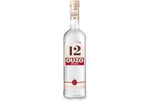 ‎12 OUZO Ouzo 12 - Premium Spirituose aus Griechenland (1x0,7l) – aromatisch & unverwechselbar - Original Ouzo