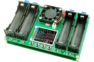 KKNOON Display digitale Capacità della batteria Tester di resistenza interna Modulo di rilevamento dell'alimentazione della batteria al litio digitale 18650 Misuratore di test della batteria Doppia