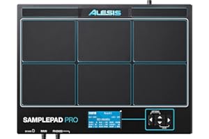 Alesis SamplePad Pro – instrument perkusyjny i sample z 8 szybkimi 2-strefowymi padami, oświetleniem LED i ponad 200 wbudowanymi dźwiękami