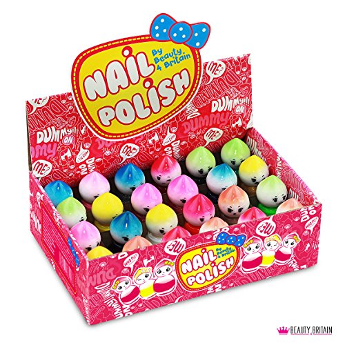 24 Nagellack Set Puppe Form 24 Verschiedenen Farben Cute Doll Perfekte Geschenk (Set A) - 5