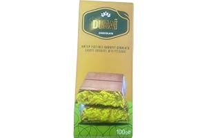 PARAHON Dubai Chocolate Bar with Kadayif and Pistachio Cream 100g Dubai Kunefe knafeh Chocolate Small Gifts for Snack Treats Kids Family & Friend (1 Pack)
