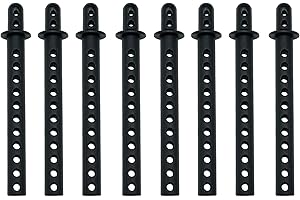 NUOFANY 8packs 68mm Plastic Body Post RC Car Shell Holder Mounts Compatible with 1/10 4WD Remote Control Car Off-Road Buggy Truck