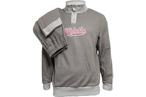 GX GARGIX Pigiama Uomo Invernale Molto Caldo Pile Maglia E Pantalone