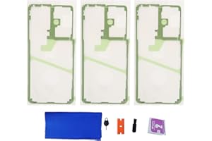 GARSENT Cinta Adhesiva de Doble Cara para Galaxy S21 Ultra 5G G998, Pegamento Adhesivo de Placa de Cubierta Trasera de Plástico Desechable, Limpieza Fácil, Corte y Apertura Precisos