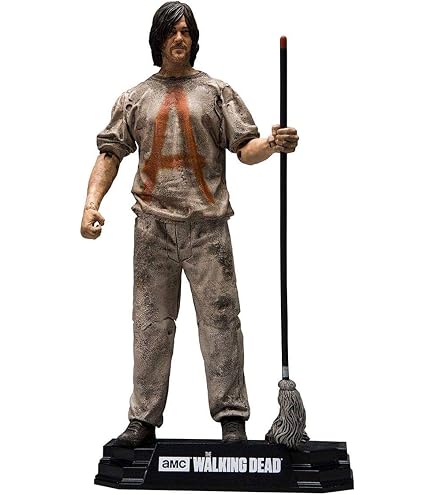 Action Figure Rick Grimes McFarlane The Walking Dead, 17,8 Cm, Con Top Rosso - 3