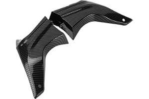 AEUN Pièces de Moto, Couvercle de Tuyau de Refroidissement d'étrier de Frein de Moto en Fibre de Carbone 2pcs Sensibles pour la Réparation