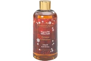 Hassett Green London - Christmas Celebrations - Fragrance Oil Reed Diffuser Refill - Larger Size 250ml Bottle