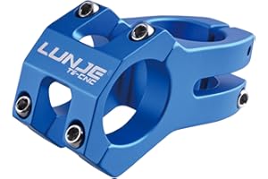 TRIWONDER Potence VTT Courte en Alliage d'Aluminium 25,4 mm 31,8 mm Potence de Guidon de Vélo pour Vélo de Route BMX