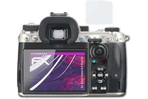 atFoliX Tworzywa Szklo-Folia kompatybilny z Ricoh Pentax K-3 Mark III Folia szklana, 9H Hybrid-Glass FX Szklo opancerzone z tworzywa (Zestaw 1)