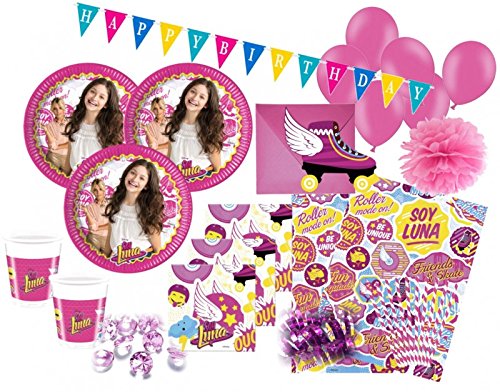 XXL 76 Teile Disney's Soy Luna Party Set für 6-8 Kinder