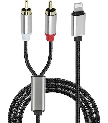 Câble RCA USB-C Vers 2 RCA + Jack 3,5 Mm - Adaptateur Audio Stéréo Avec Charge Pour Voiture, Home Cinéma, Enceintes