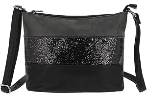 Gallantry - Sac Bandoulière Femme Paillettes Elégant - Sacoche Porté Epaule Tendance Multicolore Souple - Besace Sac Soirée Mariage Strass Brillant Léger - Chic Mode