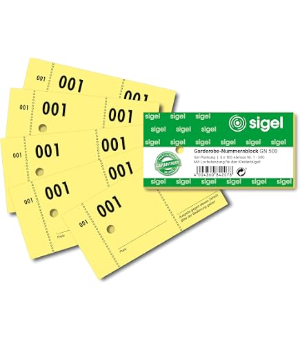 Herlitz 892703 Number Pads 1 1000 105 X 50 Mm | Cyprus