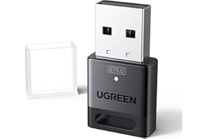 UGREEN USB Bluetooth 6.0 Adaptador para PC Adapter Dongle Solo Sirve para Windows 11/10/8.1 Compatible con Mando de PS5 PS4 Teclado Ratón Altavoces Auriculares