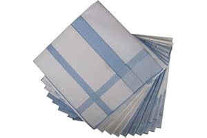 Confezione scatola 12 fazzoletti cm.45x45 PEROFIL articolo P360, Fondo bianco/colorato, UNICA - ONE SIZE