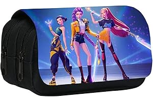 PulseLaaab Estuche Lápices KPOP Demon, Estuche Lápices Kawaii Anime Hunters Bolígrafo Accesorio Útiles Escolares for Estudiantes(Type-11)