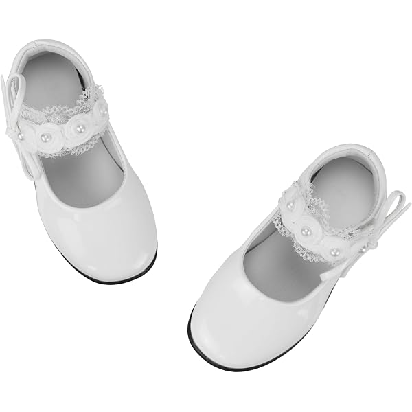 Chaussures D'école Filles Spot On – Dessus Synthétique, Fermeture Velcro, Semelle Confort, Pour Un Usage Quotidien