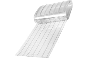 Banziaju Dog Door Flap, Clear Dog House Door Flap, Cat Flaps, Cold-Proof Waterproof Dog Door Flap Replacement Vinyl Door Strips Pet Door Replacement Flap 79x7 Inch