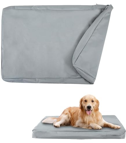 Waterproof Dog Bed Easy-Clean Dog Bed Cover Hair-Resistant Faux
