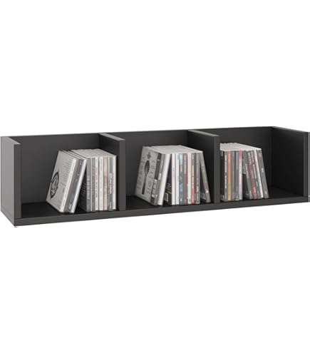 VCM. Holzregal hängend | platzsparendes Kinder Regal | Maße: H. 80 x B. 70 x T. 10 cm | Elegantes Regal hängend | Aufbewahrungsregal | Bücherregal | Wandboard - Kidos