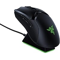 Razer Viper Ultimate mit Ladestation - Kabellose Gaming Maus mit nur 74g Gewicht für PC / Mac (Ultraleicht, beidhändig…