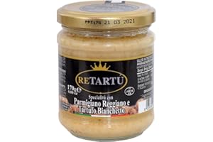 Giuliano Tartufi - Salsa bianca con Parmigiano Reggiano e Tartufo Bianchetto 170gr