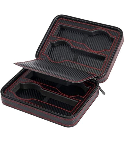 Custodia Porta Orologi MR Maestro - Per 12 Orologi, Eco Pelle, Ideale Per Viaggi