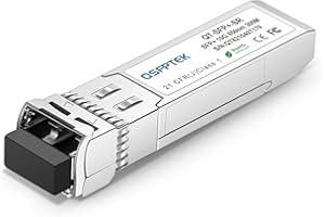 QSFPTEK 10G SFP+ Módulo 850nm 300M DDM LC Multimodo 10GBASE-SR SFP+ Transceptor para Juniper EX-SFP-10GE-SR/QFX-SFP-10GE-SR/SFPP-10GE-SR