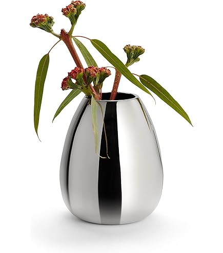 Georg Jensen Cafu Vase M 205H:300 Ss : Amazon.de: Küche, Haushalt