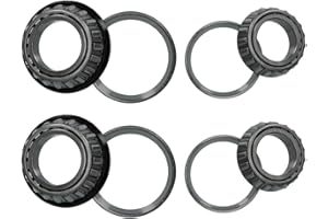 HENRY KENT TRAILERS x4 Indespension 200 203 wheel bearing kit (for 2 hubs) L44649, LM67048L, Trailer
