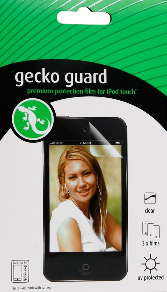 Gecko Guard Clear (3 X Films) For Ipod Touch 4G