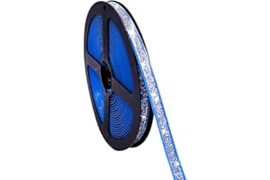 WOLAIYE Nastro adesivo per calafatoio, in poliuretano, per vasca da bagno, WC, cucina, 7,5 mm, colore: argento