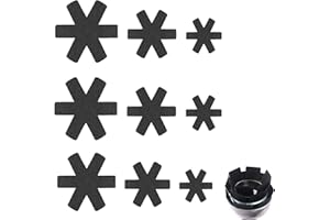 HHZZXCDH 9 Stück Pfannenschutz,Pfannenschoner Topfschutz, Pfannenschutz Filz, Anti Rutsch Stapelschutz Für Pfannen, Hitzebeständigerung, Stapelschutz, TopfschonerTöpfe Und Schüsseln