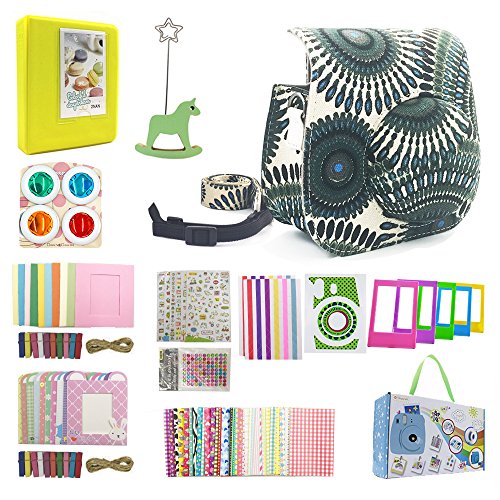 Shaveh Accessoires compatibles pour Fujifilm Instax Mini 8/8 + Mini 9, Ensemble d'appareil Photo 13 Shaveh Accessoires compatibles pour Fujifilm Instax Mini 8/8 + Mini 9, Ensemble d'appareil Photo 13