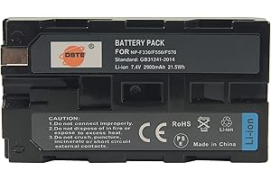 DSTE Ersatz Batterie Akku für Sony NP-F330 NP-F530 NP-F550 NP-F570 CCD-RV100 CCD-RV200 CCD-SC5 CCD-SC5/E CCD-SC55E CCD-SC55 CCD-SC6 CCD-SC65 CCD-SC7 CCD-SC7/E CCD-SC8/E CCD-SC9 CCD-TR1 CCD-TR11 Kamera