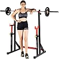 GAMMA FITNESS Multi Functional Fully Adjustable Squat Stand, Bicep Stand, Barbell Stand SS-670 For Squat Exercise For Home Gym | Commercial Use