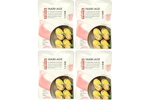 Yutaka Inari Sushi Pockets Seasoned Fried Tofu Pouches Soybean Curd 10 Pieces 180g (Pack of 4) by CNMART