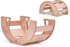 Bianconiglio Kids DONDO Palestra Psico-Motoria multifunzione Artigianale con materie di Prima Scelta!Transformabile in Tavolo e Ponte arrampicata, realizzato in Italia