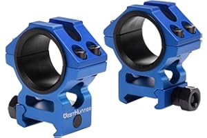 Anelli per Cannocchiale WestHunter Optics da 20 mm per Binari Picatinny, Montaggio per Mirino Tattico con Tubo da 25,4 mm /30 mm | Altezza Centrale di 29 mm/36 mm