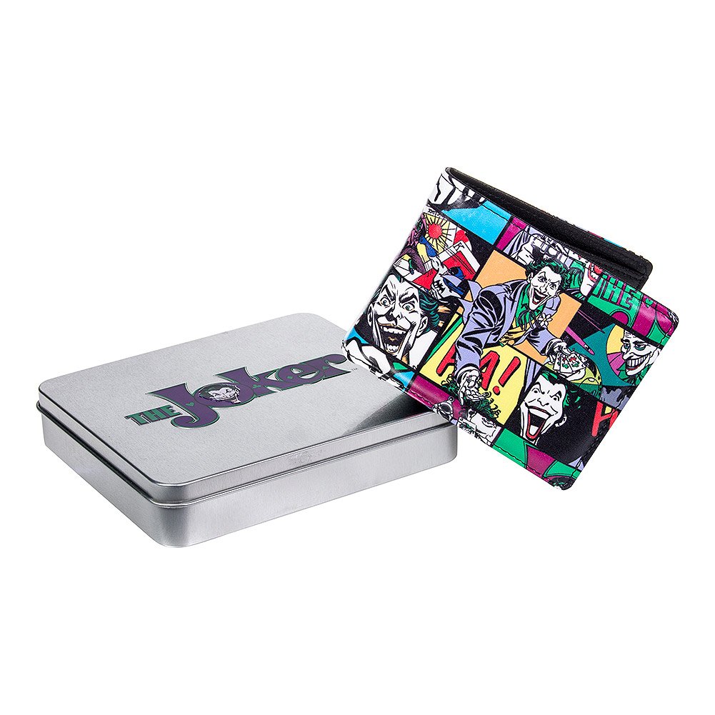 DC-Comics-The-Joker-Pop-Art-Geldbrse-mit-Geschenkdose-Mehrfarbig